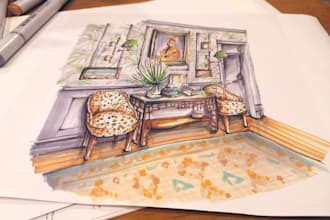 sketch your residence or shop interior