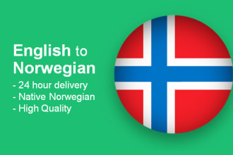translate from english to norwegian