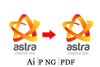 vectorize your logo and artwork  superfast