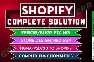 design, develop, and customize your shopify store professionally