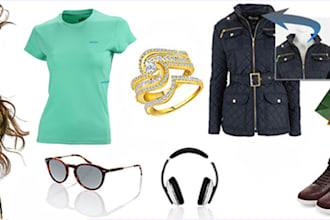 do ecommerce product image editing, retouching