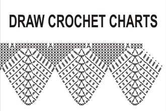 create crochet chart for your written pattern