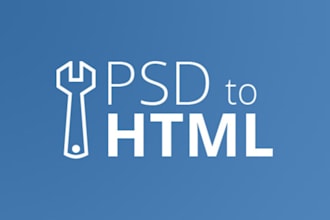 convert psd to html