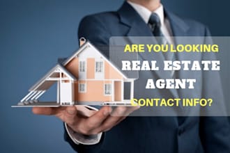 make contact list of real estate agents