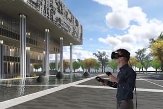 create architectural visualization in virtual reality VR