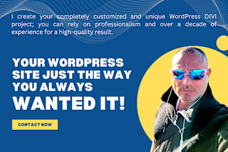 be your expert wordpress divi, divi builder or divi theme