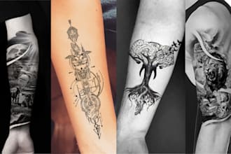 design professional creative tattoo design