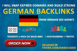 build german backlinks with expired domains, german linkbuilding