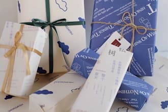 print custom design on wrapping paper, tissue paper at cheap price