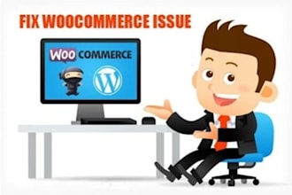 setup or fix any woocommerce issue