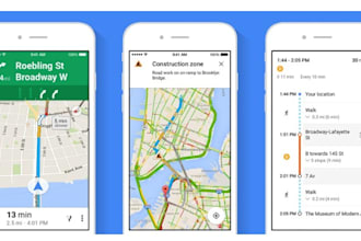 make location based android ios app with  google map