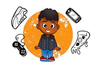 illustrate custom clip art and stickers