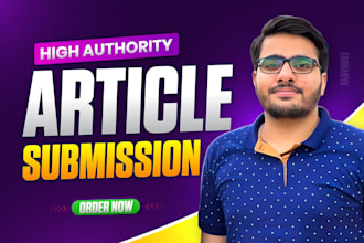 provide article submission to 30 unique sites