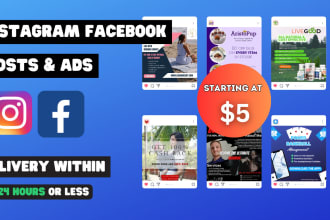 design engaging facebook posts instagram ads and content