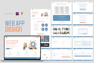 design a web and app in figma, adobe xd