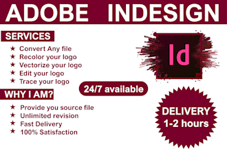 do anything in adobe indesign file