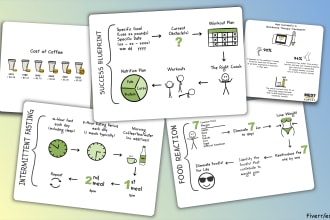 draw unique hand drawn doodle infographics for your content