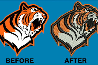 do embroidery digitizing logo into dst pes asap