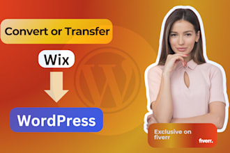 clone transfer convert wix to wordpress website