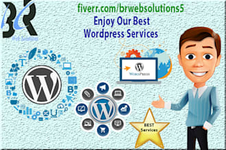 design, develop, or edit wordpress website