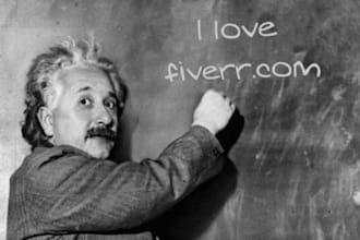 make Mr Einstein write your message