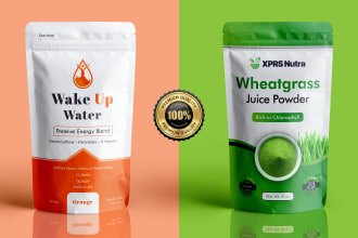 do premium pouch design, food packaging design, mylar bag