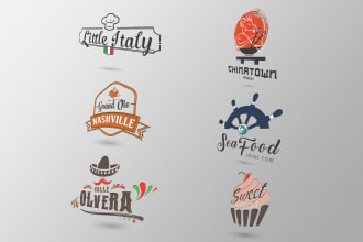 design a unique and creative logo with visual identity brand