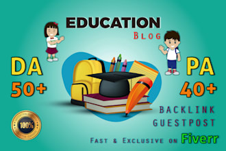 publish a guest post on 50 da education blog