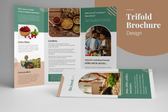 design professional trifold brochure