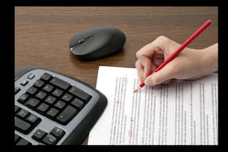 professionally edit and proofread your work