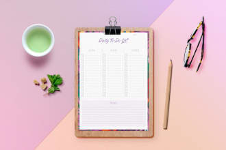 do planner or journal design or digital planner or calendar