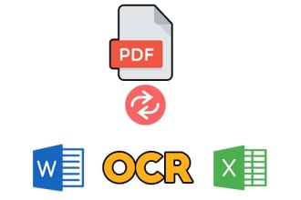 convert PDF to excel or scan pages to excel or google sheet