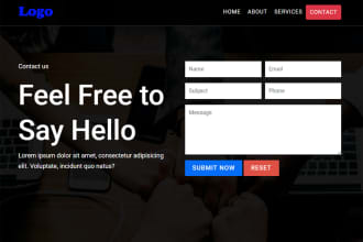 create a PHP contact form or a wordpress form