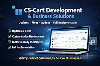 fix, upgrade and develop cs cart addons and stores