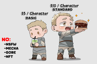 do chibi illustrations for you