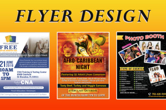 design a professional corporate flyer or modern flyer for you