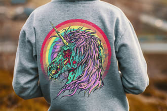 design a streetwear , surf , and skate style graphic tshirts