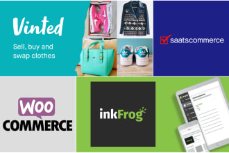 list products on vinted, woocommerce, saatscommerce, inkfrog