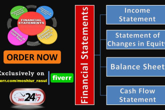 prepare financial statement income statement balance sheet