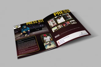 design epk, press kit, media kit, clickable links