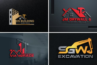design real estate, construction, property logo