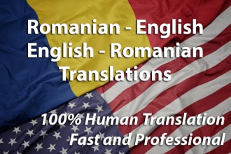 translate from english to romanian or vice versa