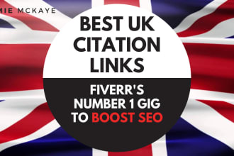 build up to 180 of the best UK local citations to boost seo