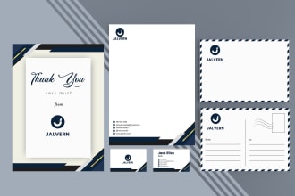 amazing business card, logo, stationery design