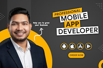 do ios and android mobile app development as  flutter developer