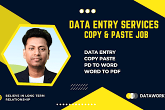 do data entry, copy paste, data mining, data entry