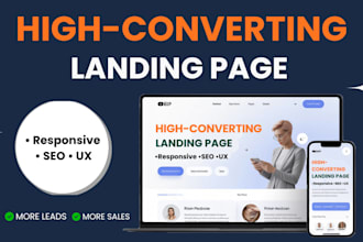 design a high converting wordpress landing page for your business