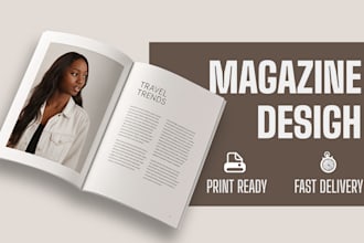design magazine, brochure, catalog for print and digital