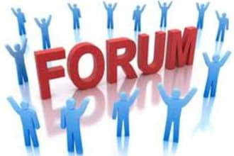 30 Forum Postings