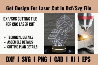 create dxf svg cutting file for silhouette and cricut
